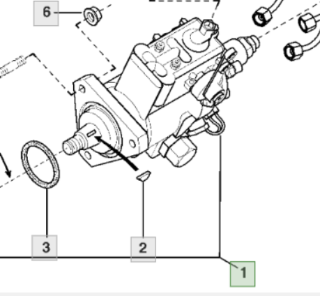 约翰迪尔（强鹿）发念头4045TF120喷油泵RE506990
