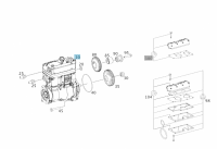 疾驰发念头OM936双缸空气压缩机A9361303715/A9361301515/A9361301415