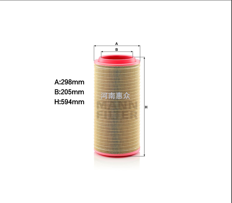 德国曼牌空滤C30810/CF810维特根铣刨机W195/205/215空滤德国入口