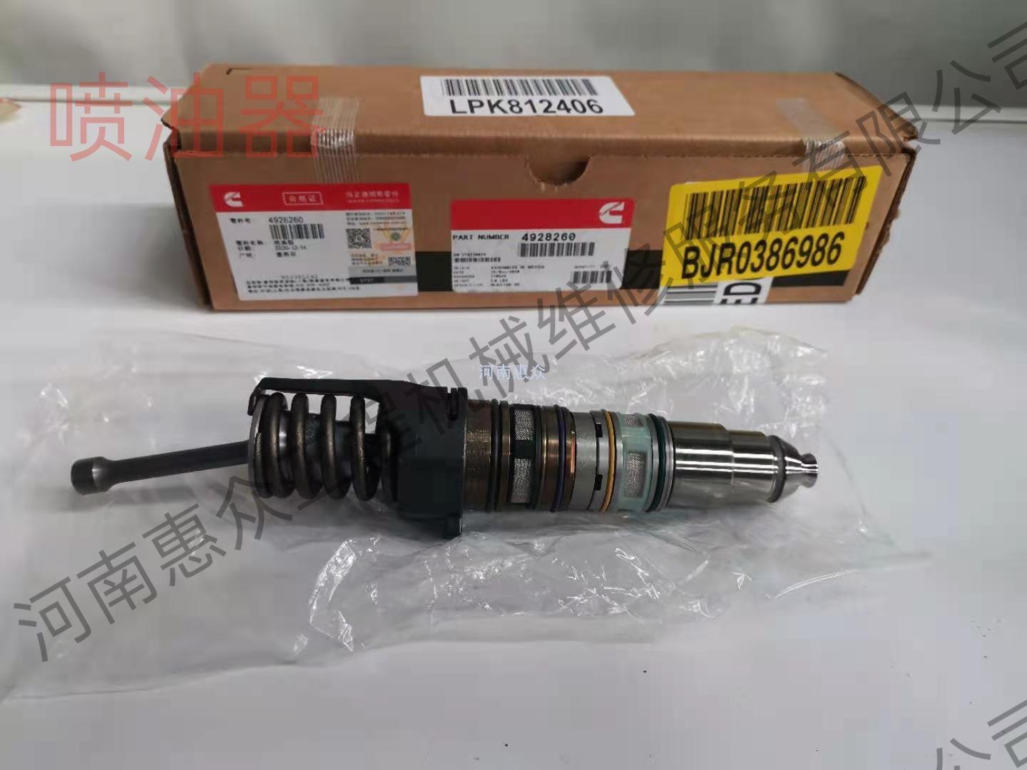 康明斯入口发念头QSX15喷油器-4928260